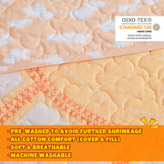 Rainbow Cloud Quilt Set - Full/Queen (4-Piece)