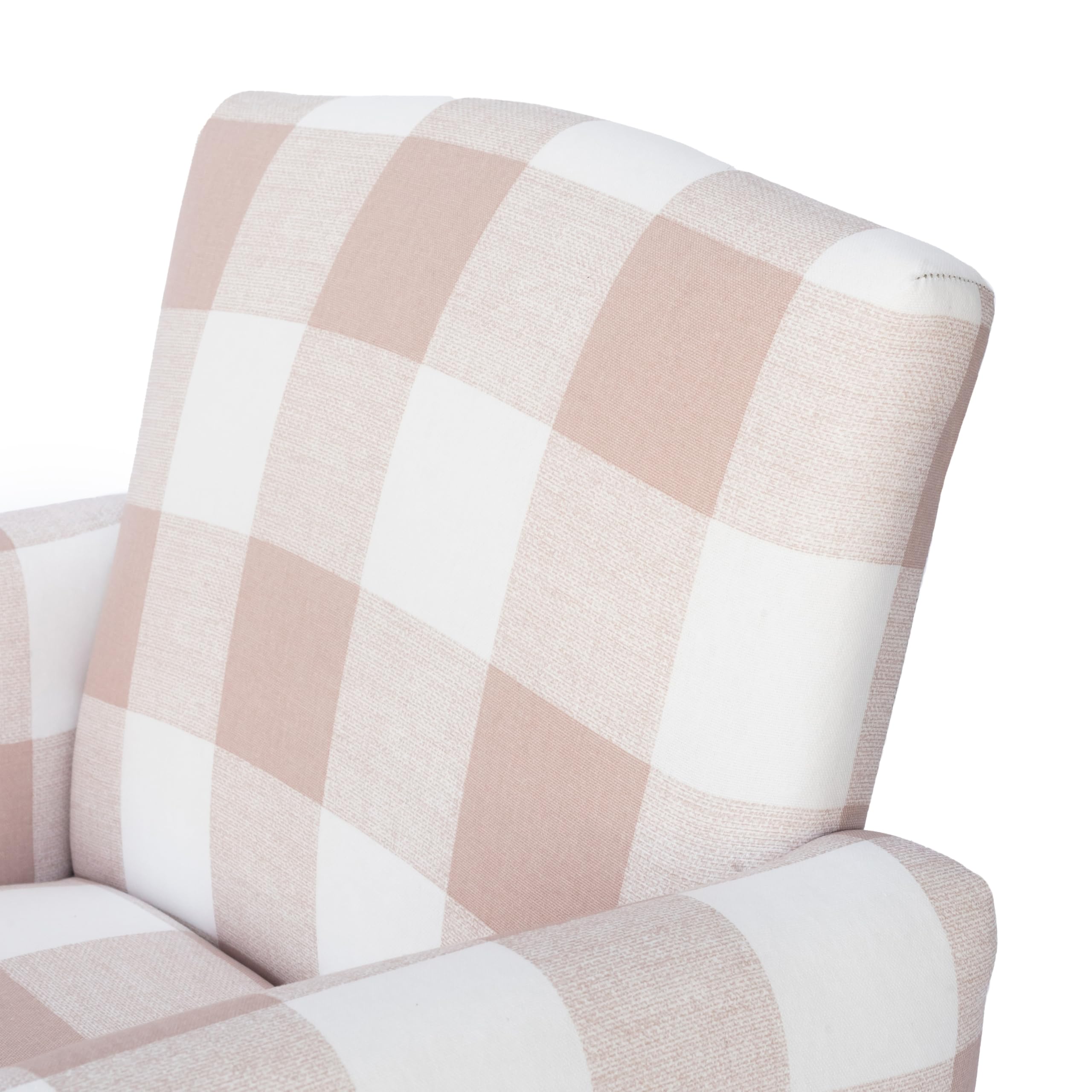 Personalized Toddler Rocking Armchair - Blush Check