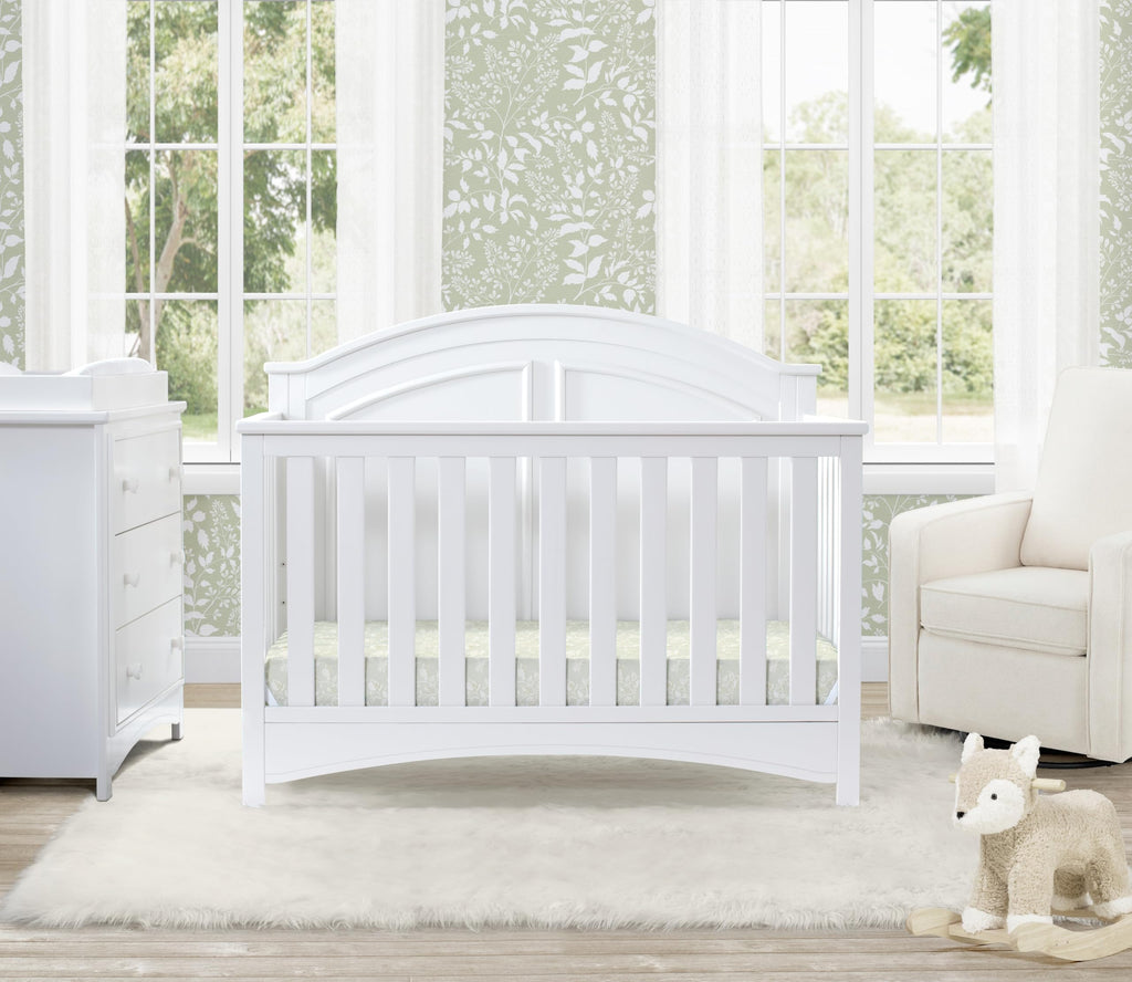 6-in-1 Convertible Crib - White