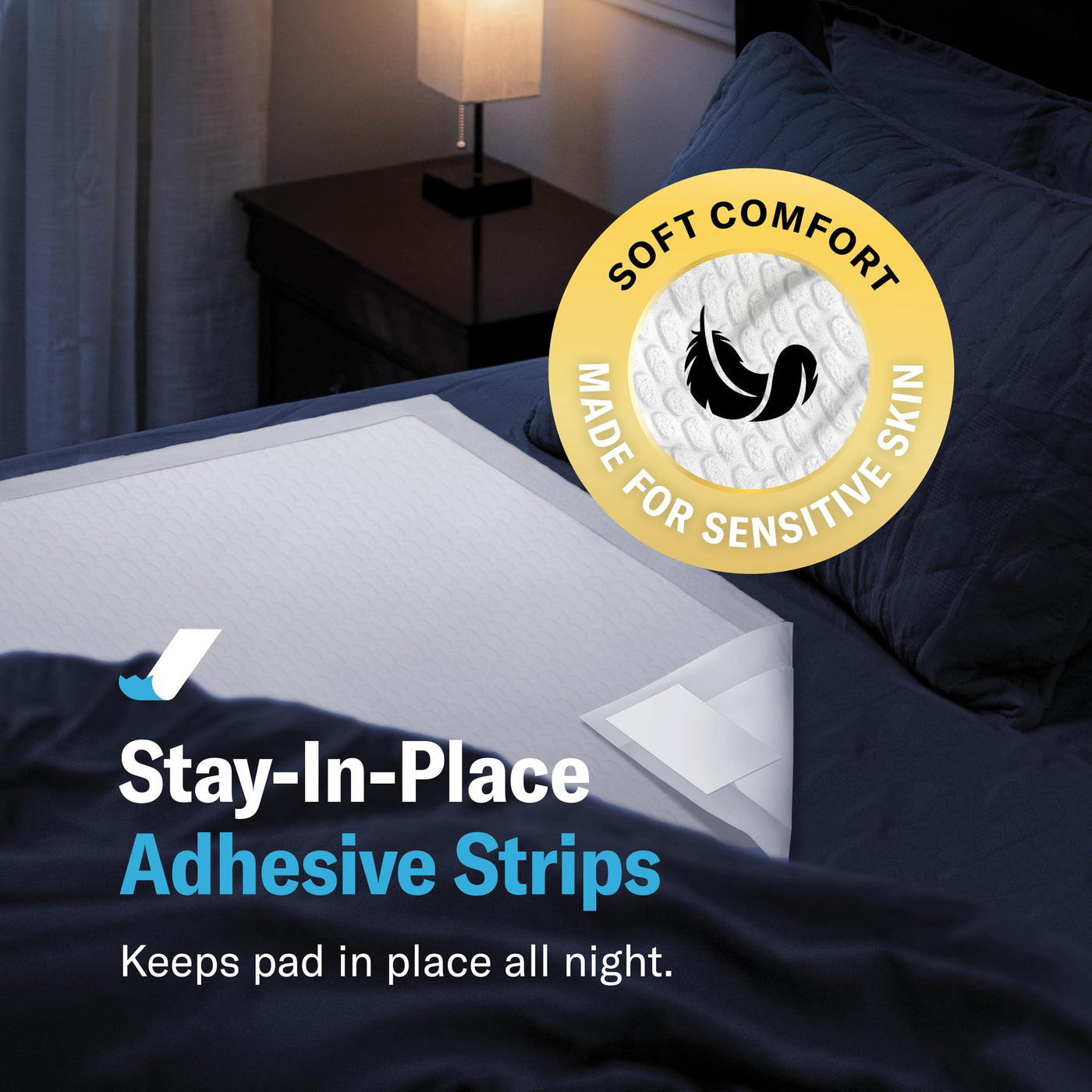 Disposable Bedwetting Pads - 30-Pack