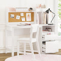 Kids Study Desk & Chair Set with Storage