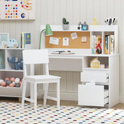 Kids Study Desk & Chair Set with Storage