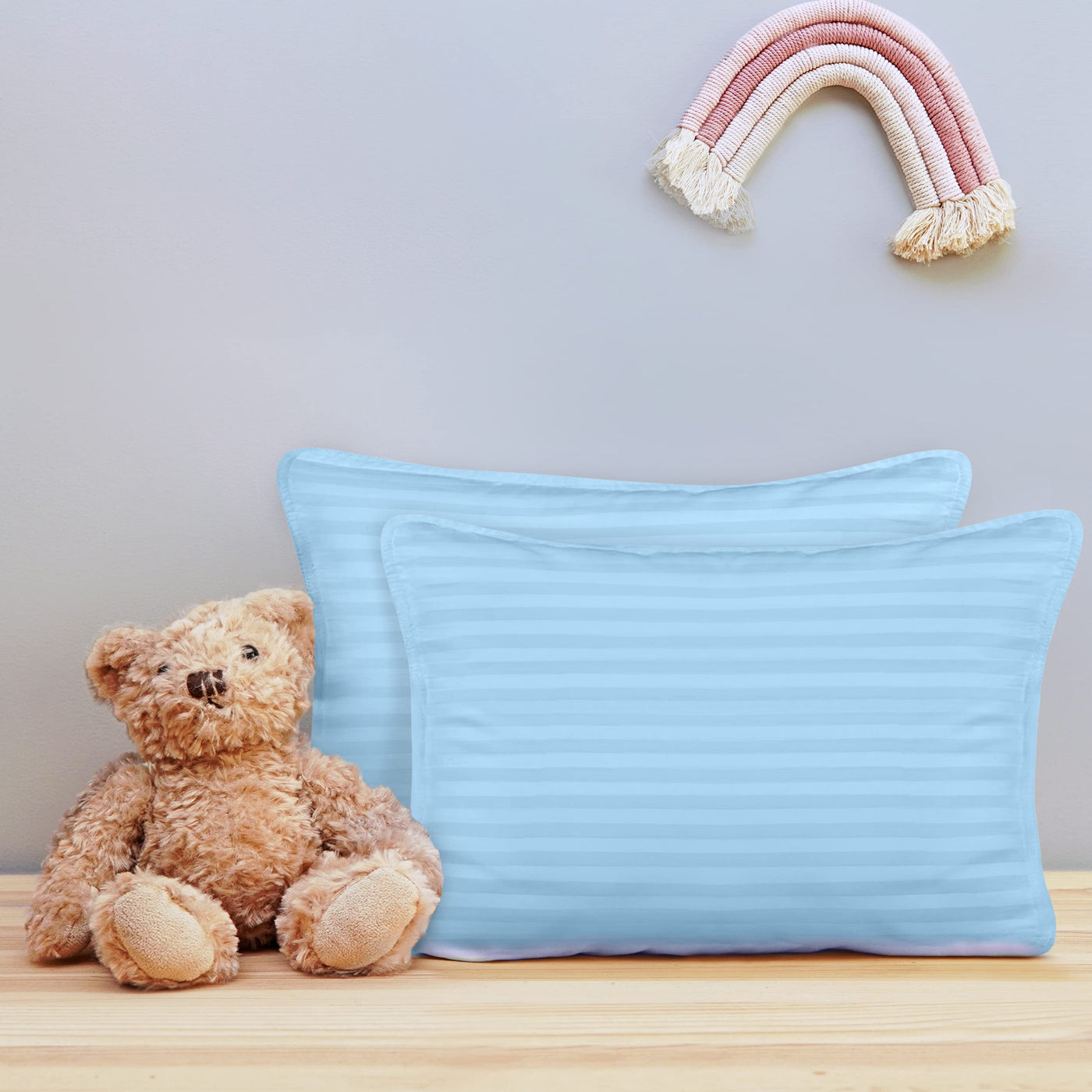 Toddler Pillow Set - Light Blue (2-Pack)