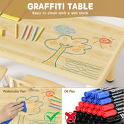 Kids Activity Table & 6 Chairs Set