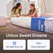 Kids Twin Memory Foam Mattress - 8" Dual-Sided Design