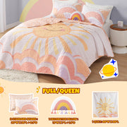 Rainbow Cloud Quilt Set - Full/Queen (4-Piece)