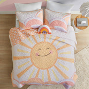 Rainbow Cloud Quilt Set - Full/Queen (4-Piece)