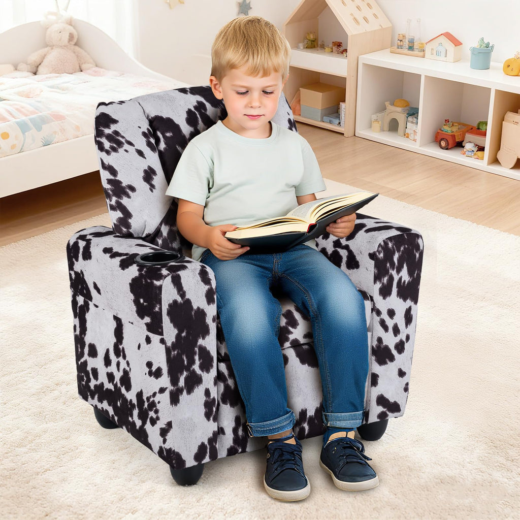 Kids Recliner Chair with Cup Holder