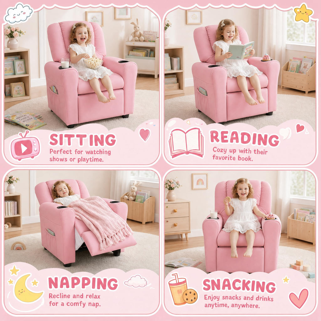 Kids Reclining Chair Sofa