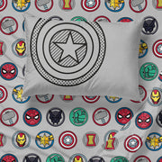 Kids Twin Bedding Set - Avengers Theme (5-Piece)