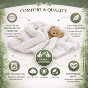Bamboo Toddler Quilted Blanket - 40" x 60"