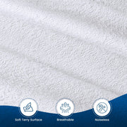 Waterproof Twin Mattress Protector - White