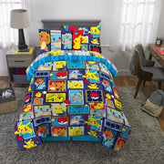 Kids Twin Comforter & Sheet Set - Pikachu Theme